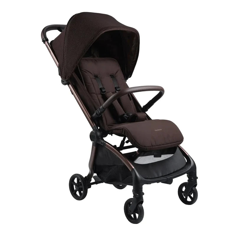 Bababing imi Travel Pushchair Auto Fold Compact Stroller Koffe