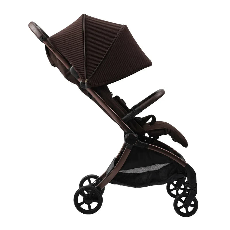 Bababing imi Travel Pushchair Auto Fold Compact Stroller Koffe