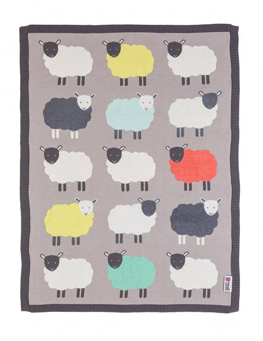 Bizzi Growin Baby Blanket - The Flock Sheep