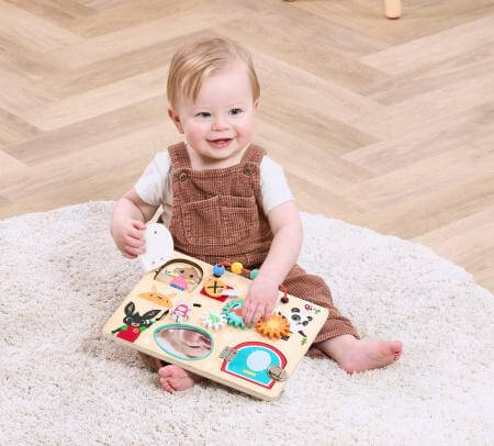 Rainbow Design Bing Wooden Busy Board