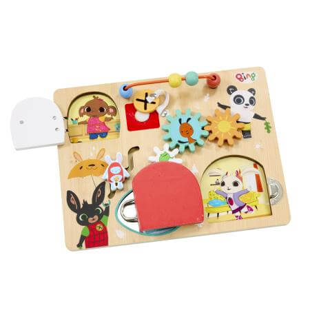 Rainbow Design Bing Wooden Busy Board