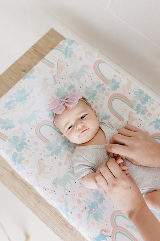 Copper Pearl Nappy Changing Pad COVER Whimsy