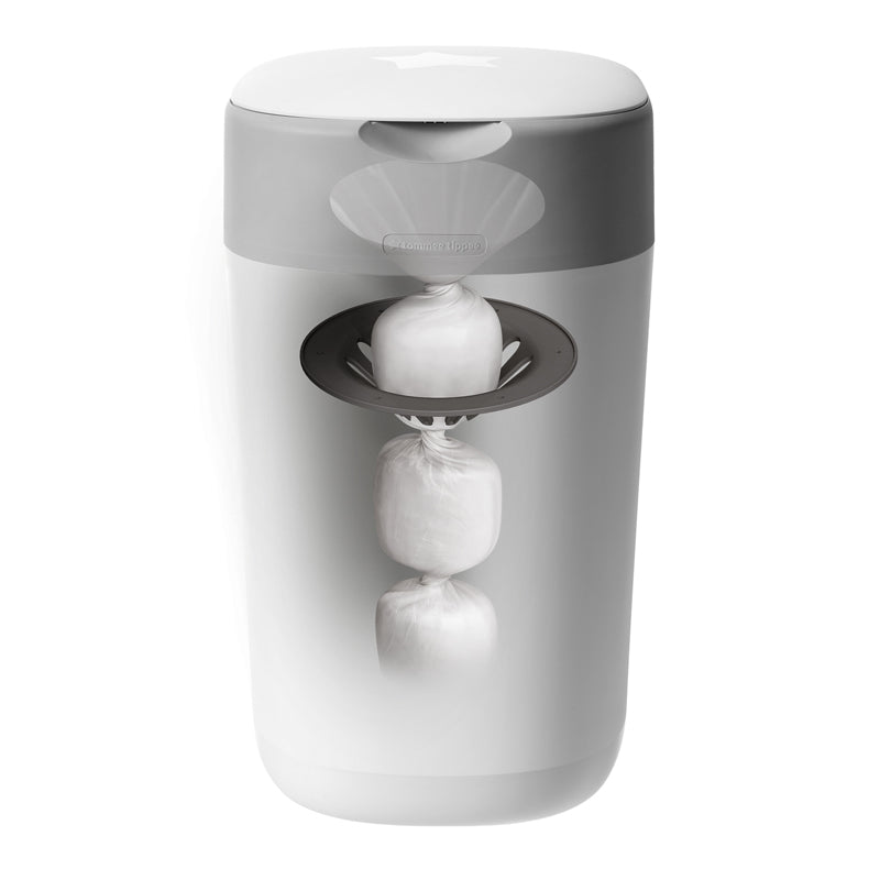 Tommee Tippee Twist & Click Nappy Disposal Tub White