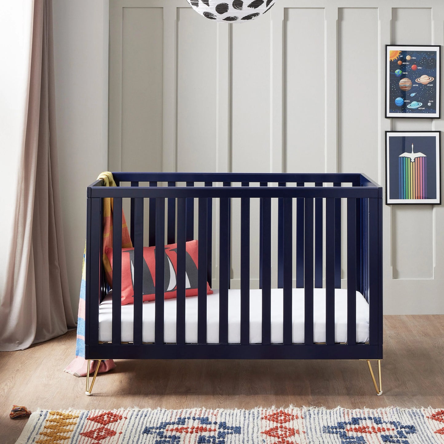Babymore Kimi Cot Bed – Midnight