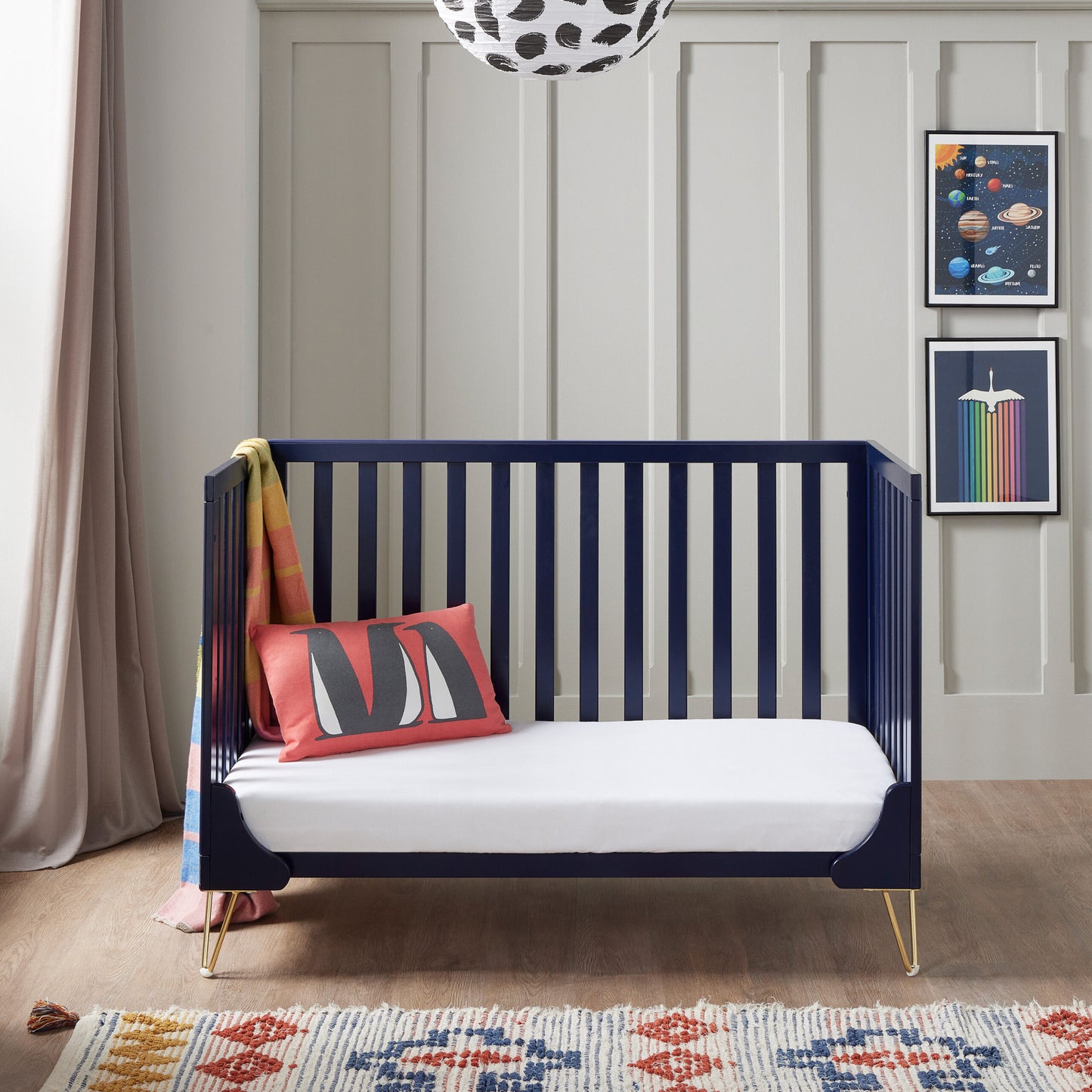 Babymore Kimi Cot Bed – Midnight