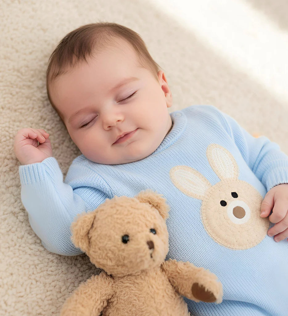 Pex Bunny Romper Blue