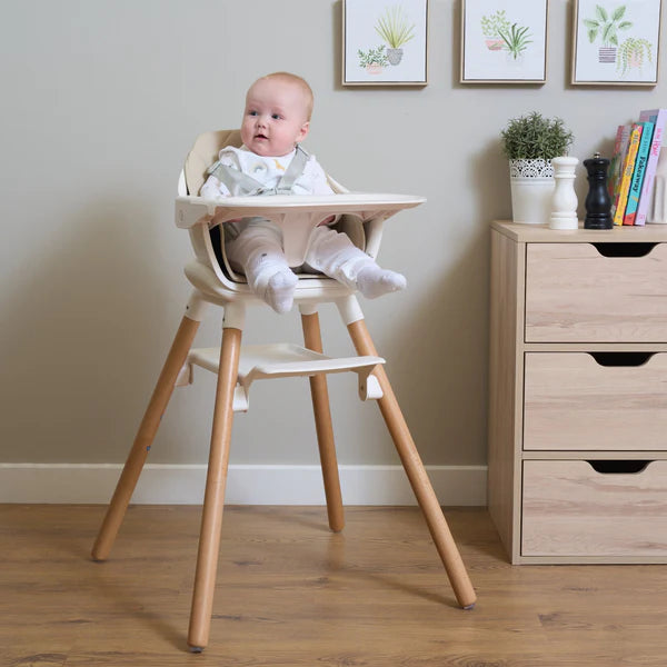 Clair-de-lune 6 in 1 High Chair Beige/Natural