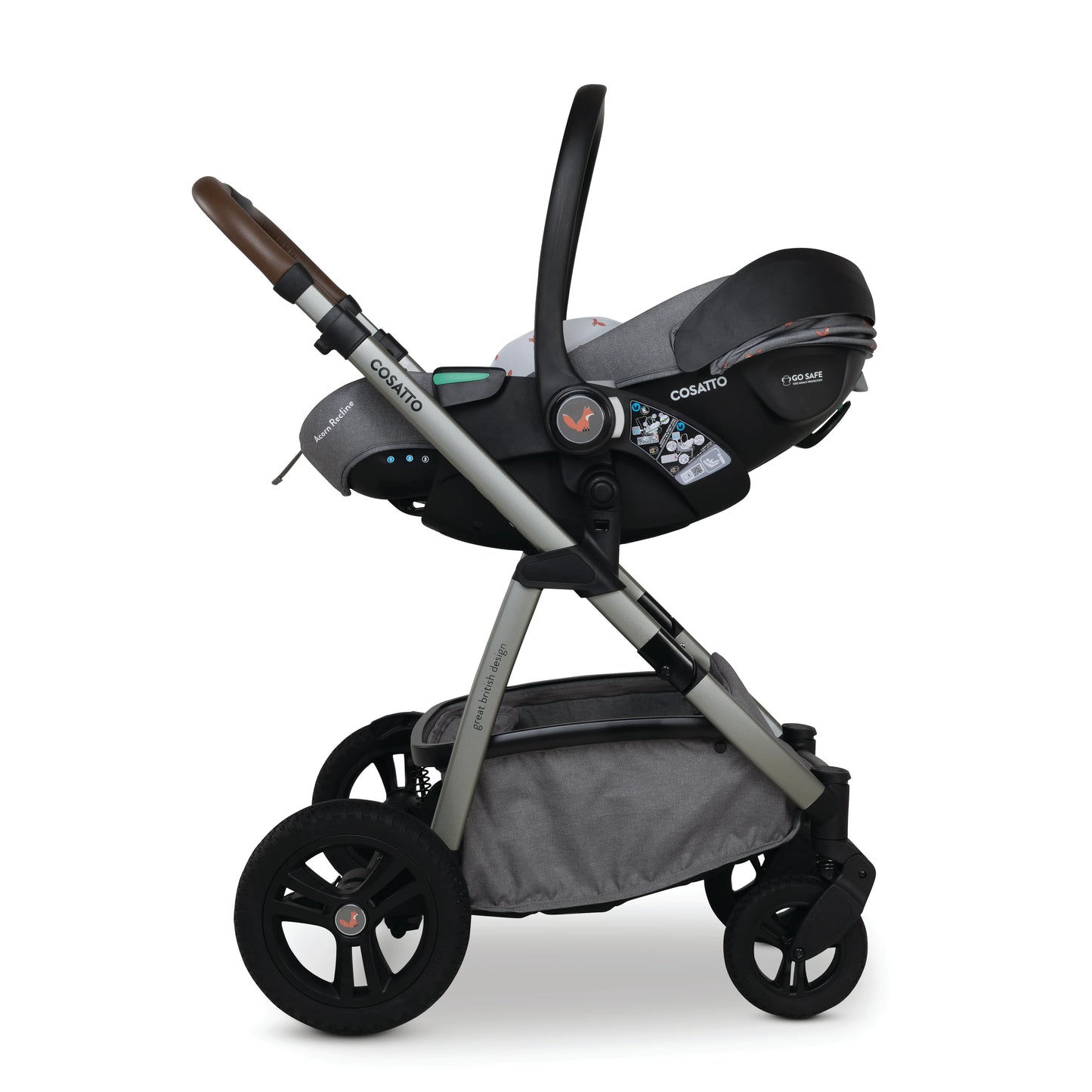 Cosatto Wow 3 Rotate & Recline Cozy Bundle Foxling
