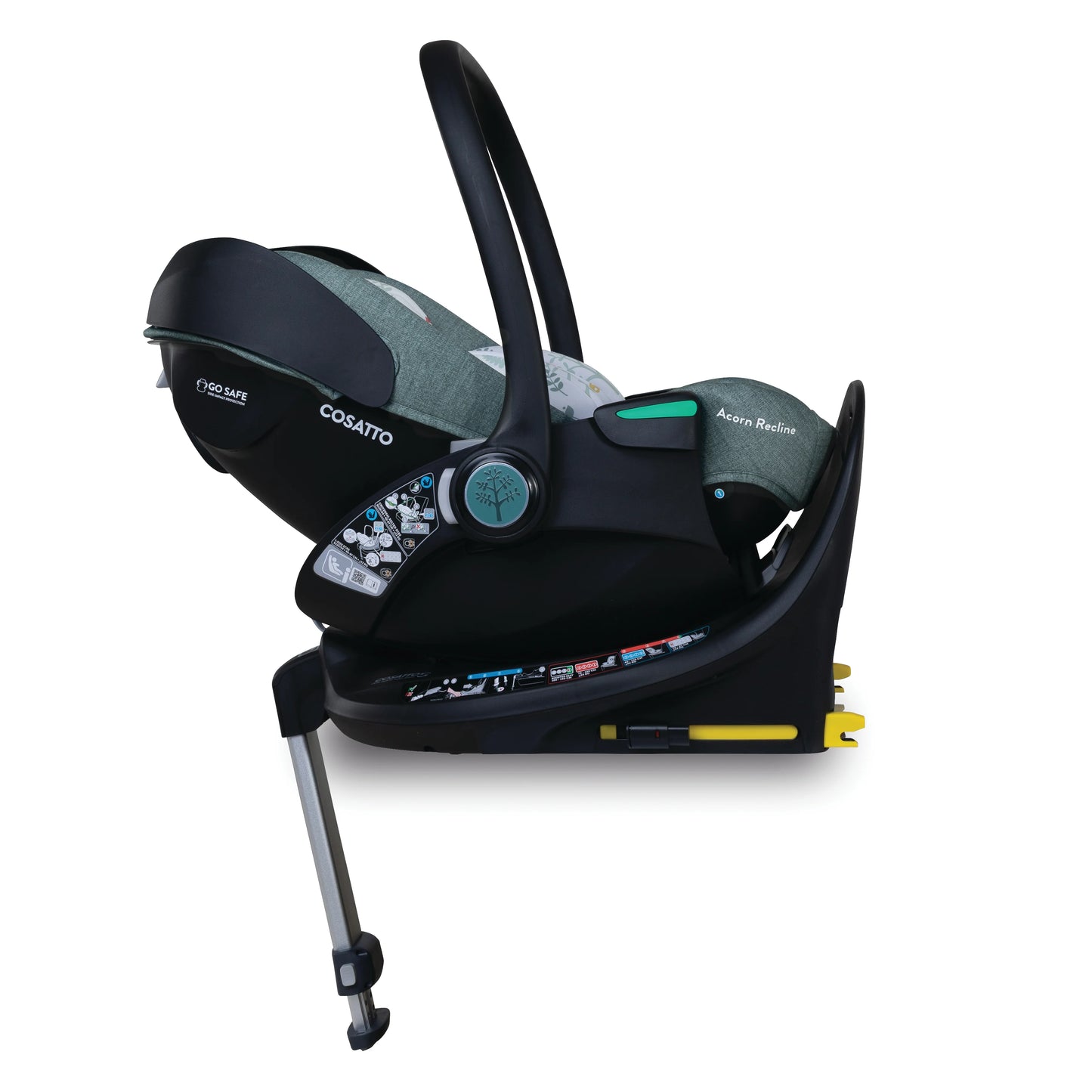 Cosatto Wow 3 All Stage Family Rotate & Recline 2 Base Bundle Meadow