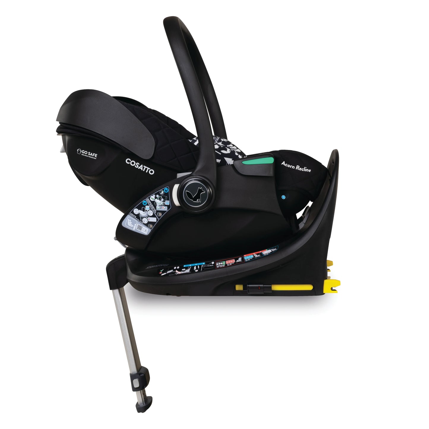 Cosatto Wow 3 All Stage Family Rotate & Recline 2 Base Bundle Silhouette
