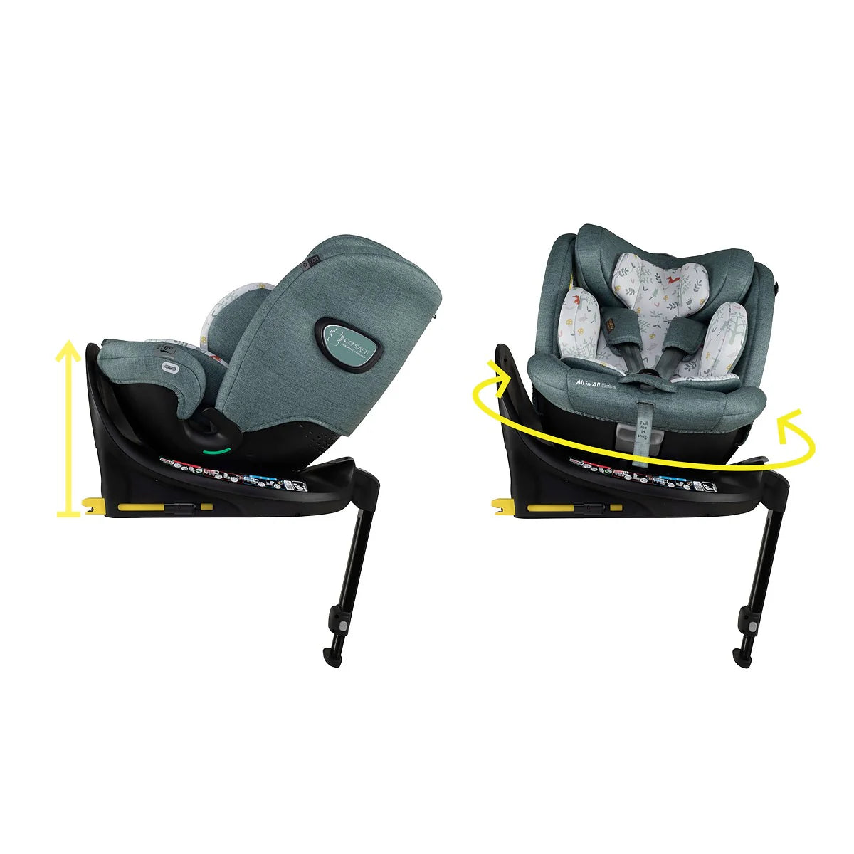 Cosatto All in All Extra i-Size 360 Car Seat Meadow