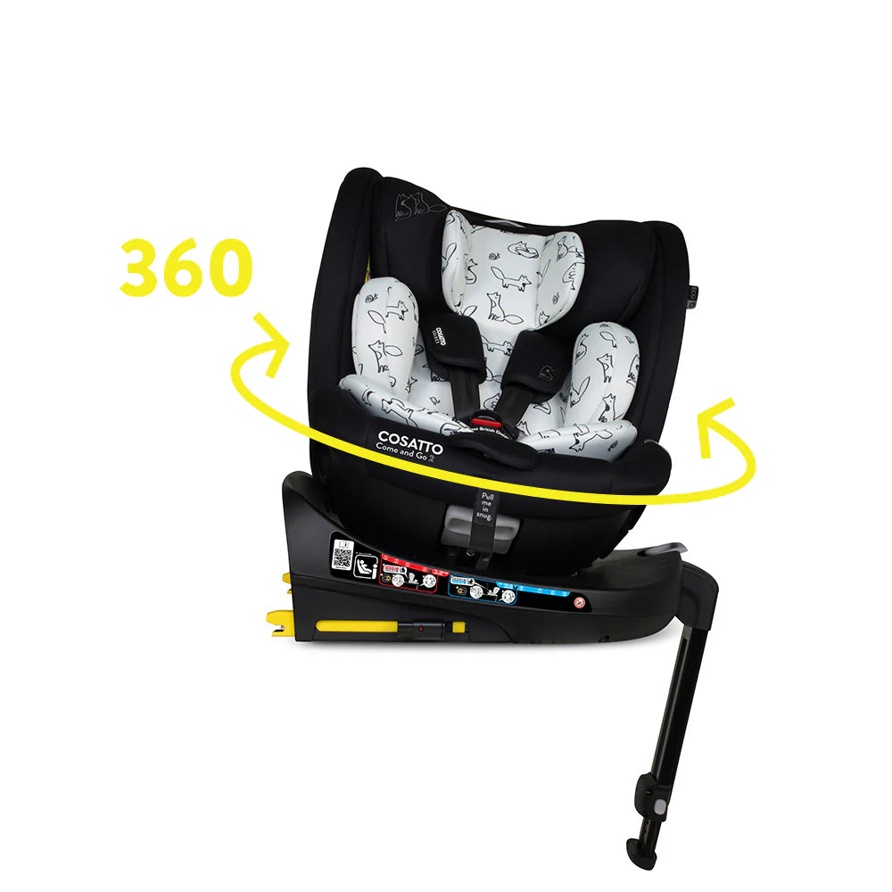 Cosatto Come and Go 2 i-Size 360 Car Seat Foxed