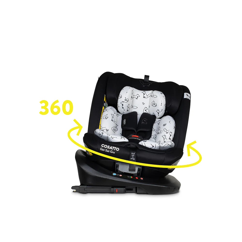 Cosatto Get Set Gro i-Size 360 Car Seat Foxed