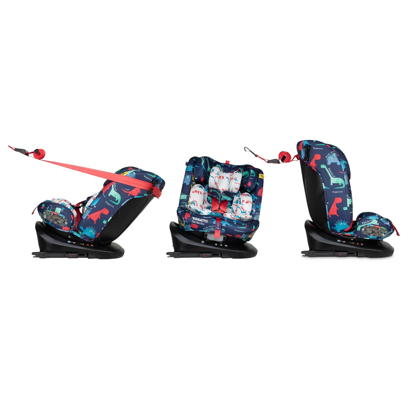 Cosatto Get Set Gro i-Size 360 Car Seat D is for Dino
