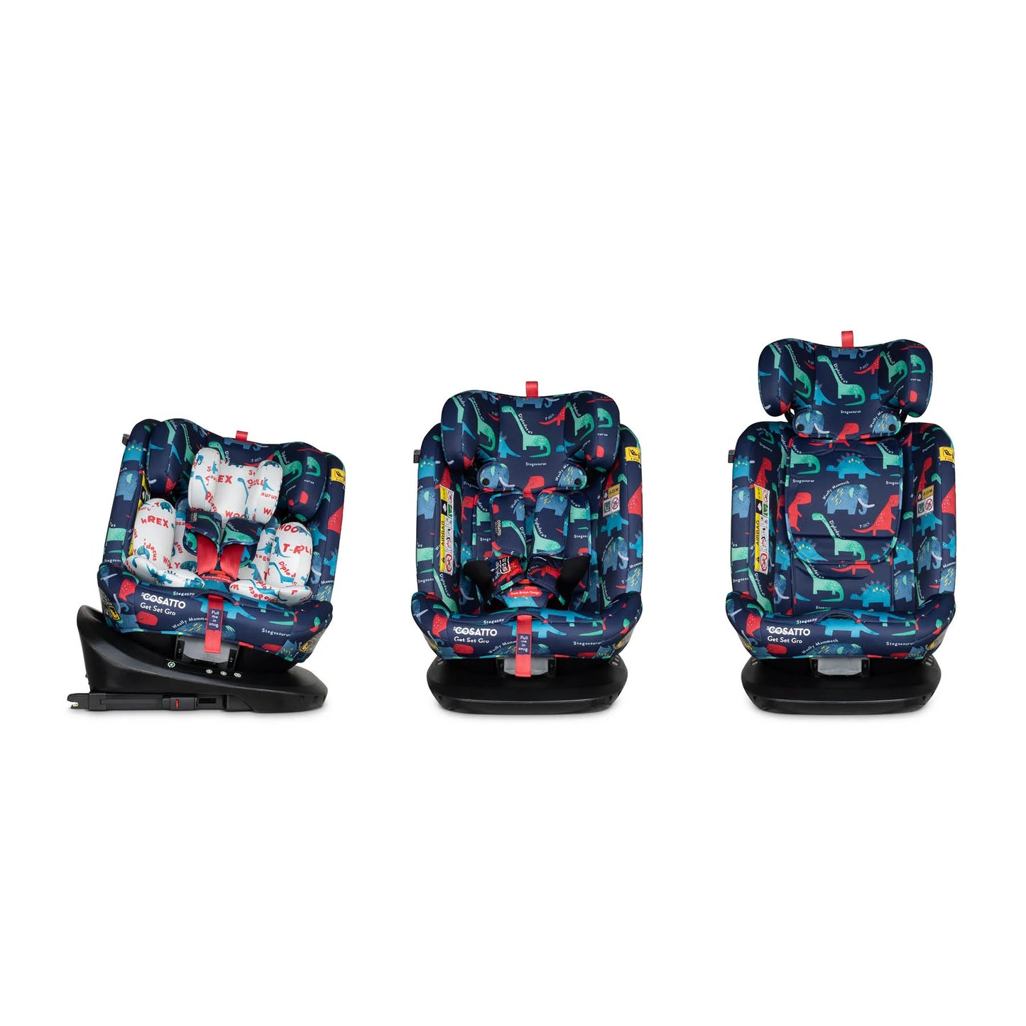 Cosatto Get Set Gro i-Size 360 Car Seat D is for Dino