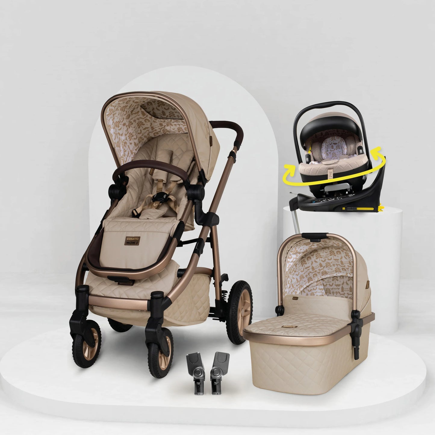 Cosatto Wow 3 Rotate Bundle Whisper