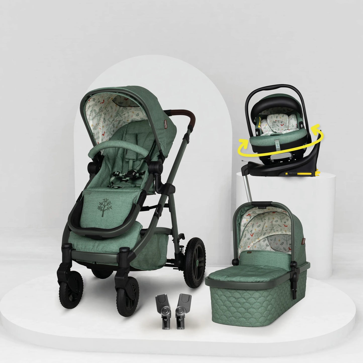 Cosatto Wow 3 Rotate Bundle Meadow