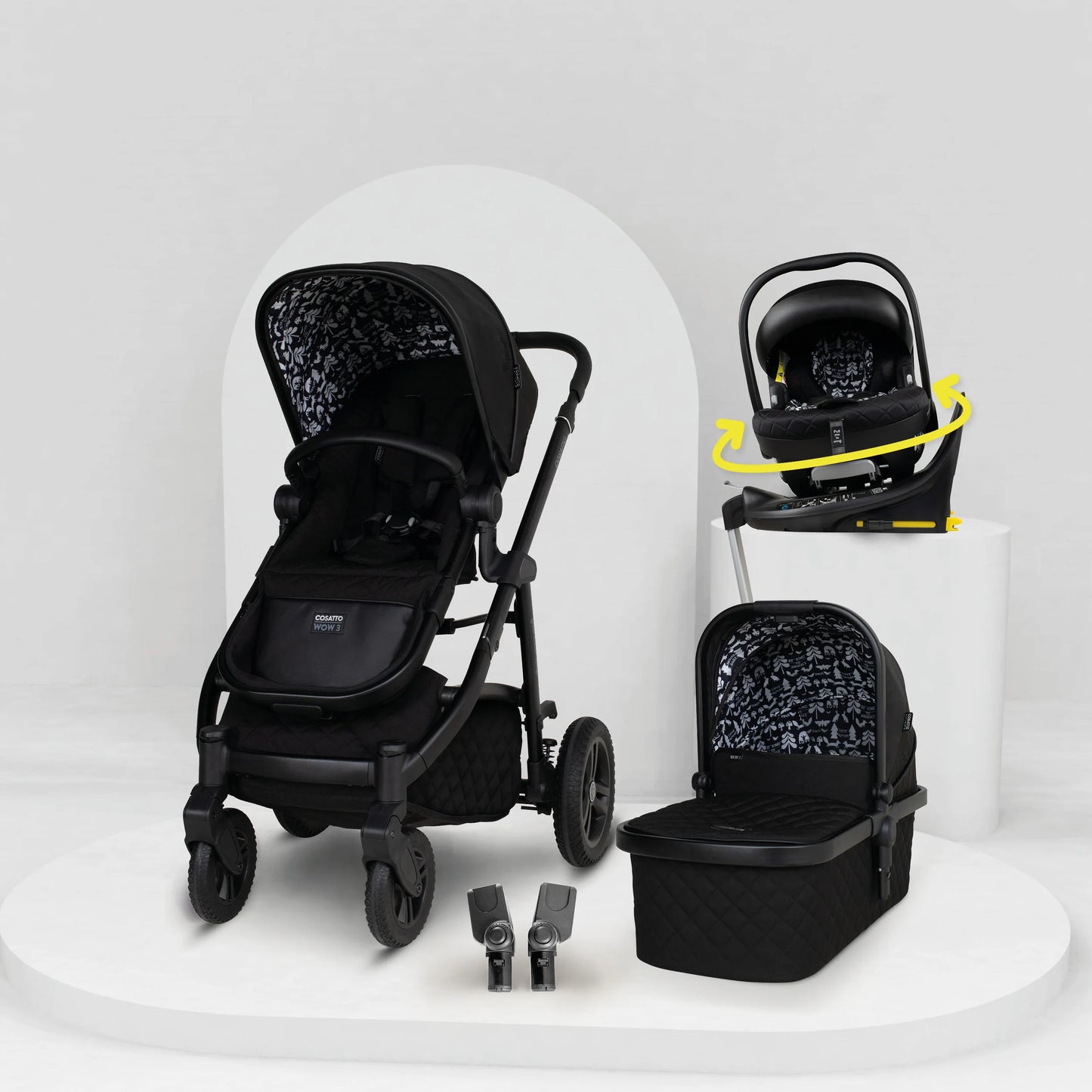 Cosatto Wow 3 Rotate Bundle Silhouette