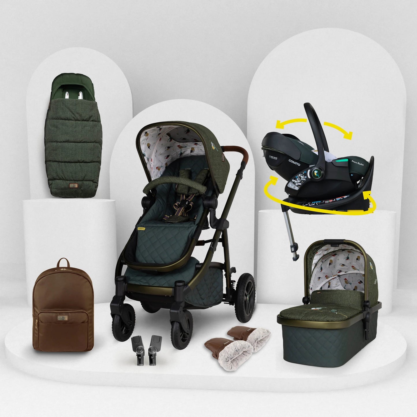 Cosatto Wow 3 Rotate & Recline Cozy Bundle Bureau