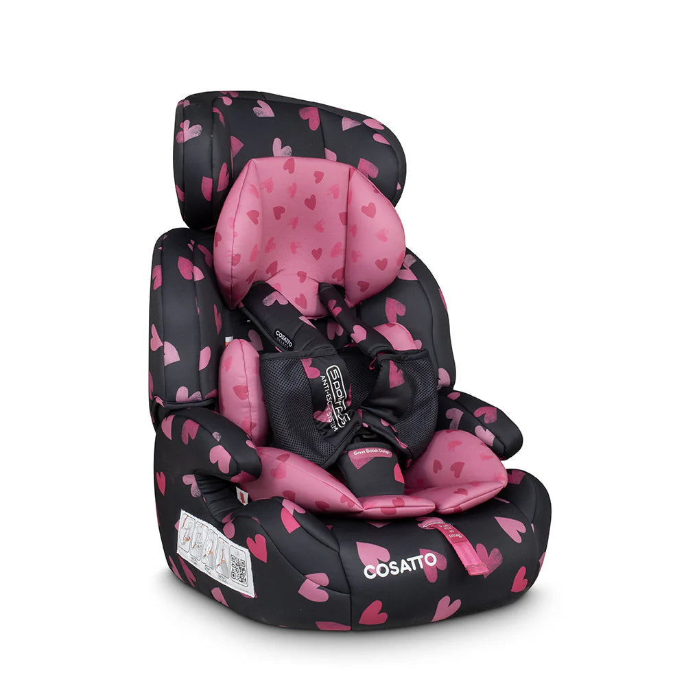 Cosatto Zoomi Group 123 Car Seat Charcoal Lighthearted