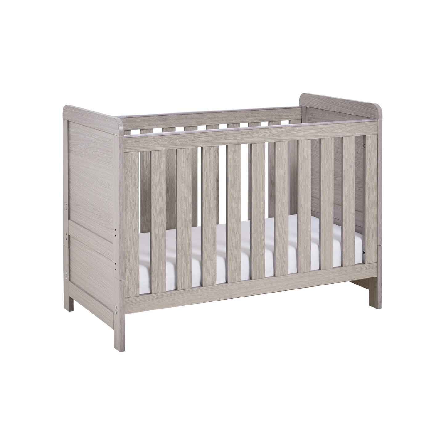 Babymore Caro Mini Cot Bed – Grey Wash