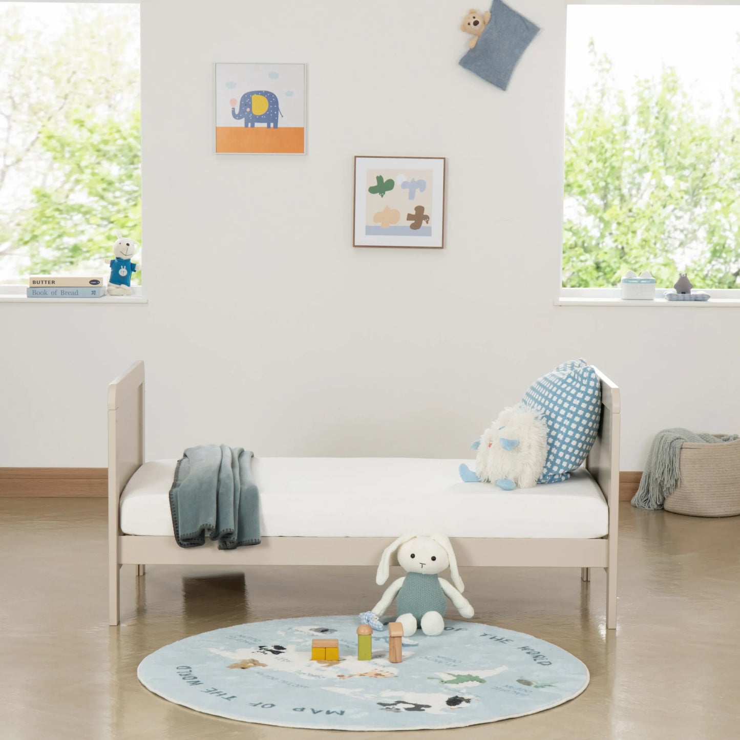 Babymore Caro Urban Mini Cot Bed – Cashmere