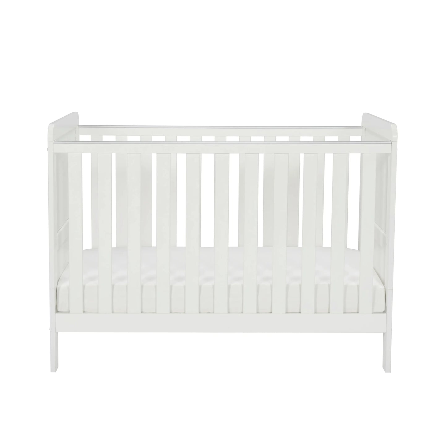 Babymore Caro Urban Mini Cot Bed – White