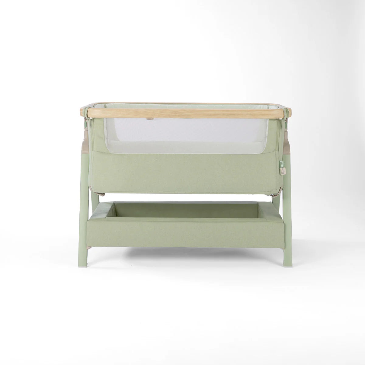 Tutti Bambini CoZee Air 2 Bedside Crib Drifted Oak and Eucalyptus