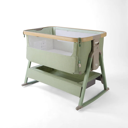 Tutti Bambini CoZee Air 2 Bedside Crib Drifted Oak and Eucalyptus