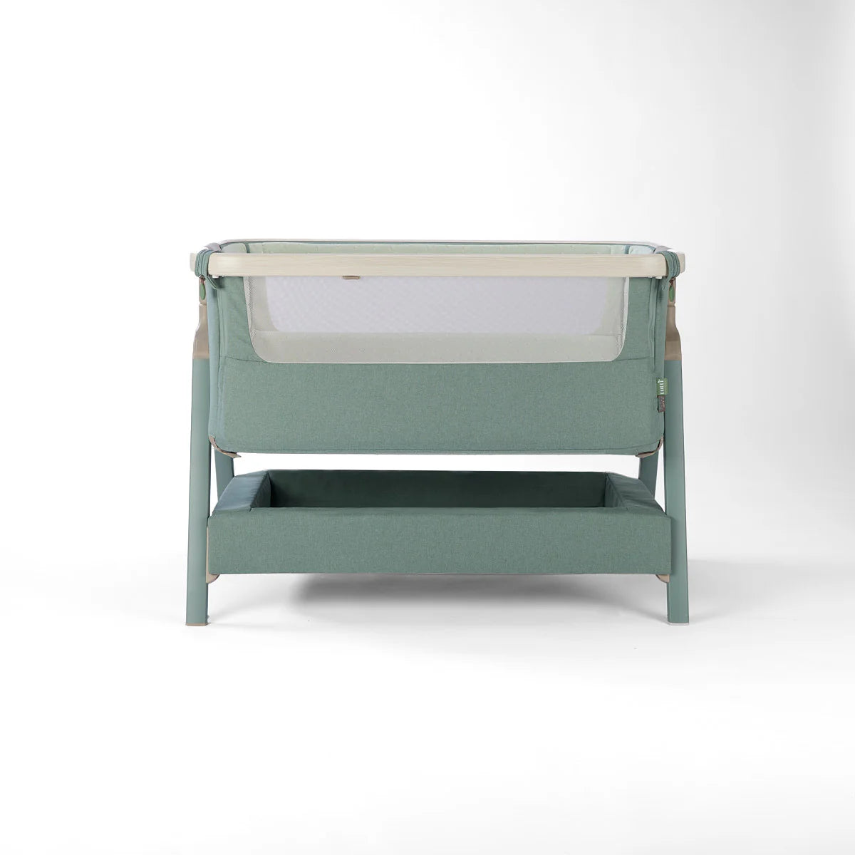 Tutti Bambini CoZee Air 2 Bedside Crib Whitewash Kelp