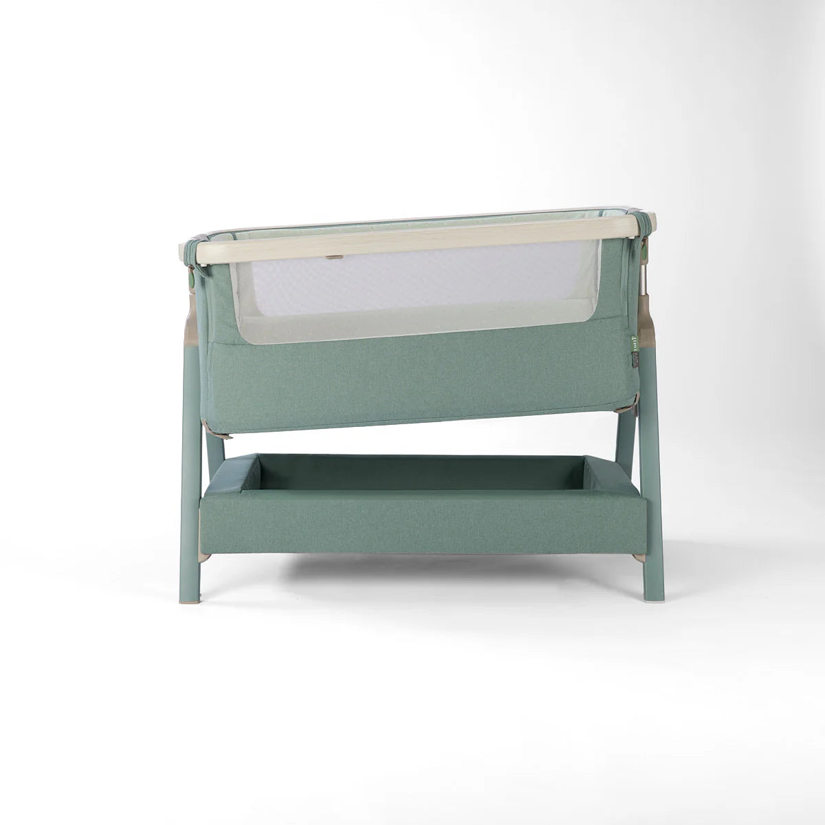 Tutti Bambini CoZee Air 2 Bedside Crib Whitewash Kelp