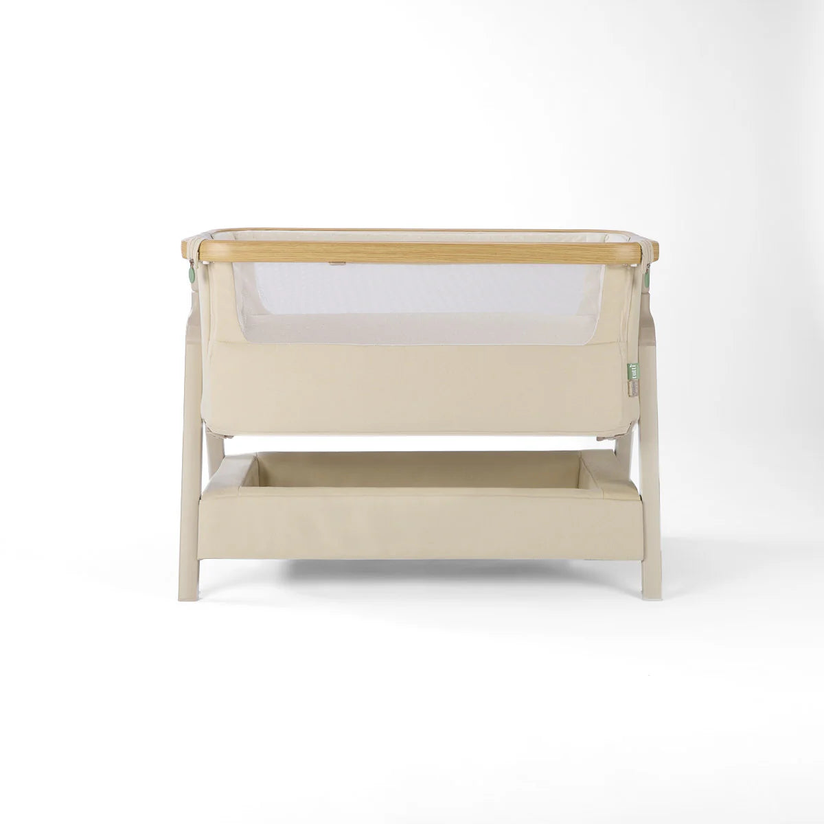 Tutti Bambini CoZee Air 2 Bedside Crib Toasted Oak and Sand
