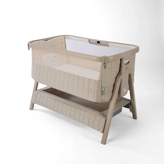 Tutti Bambini Cozee Sense Bedside Crib Soft Walnut / Cocoa