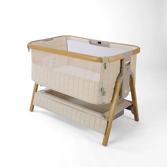 Tutti Bambini Cozee Sense Bedside Crib Toasted Oak / Sand