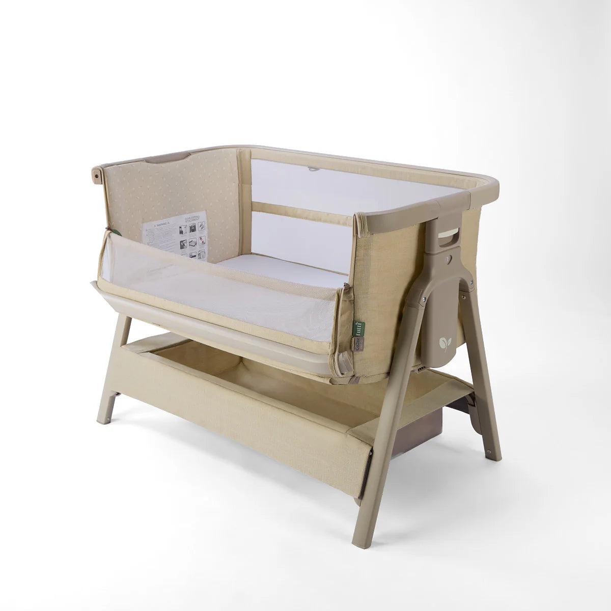 Tutti Bambini CoZee Zen Bedside Crib Sand