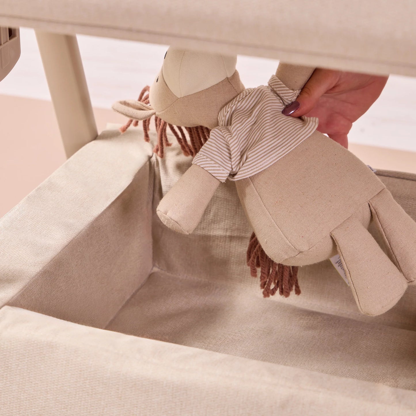 Tutti Bambini CoZee Air 2 Bedside Crib Soft Walnut & Cocoa