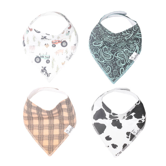 Copper Pearl Bibs Jo 4Pk