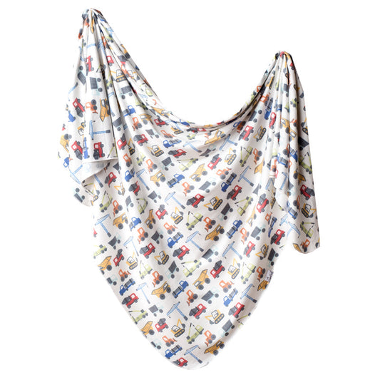Copper Pearl Knitted Swaddle Blanket Diesel