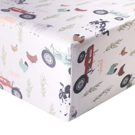 Copper Pearl Premium Elasticised Cot Sheet Jo