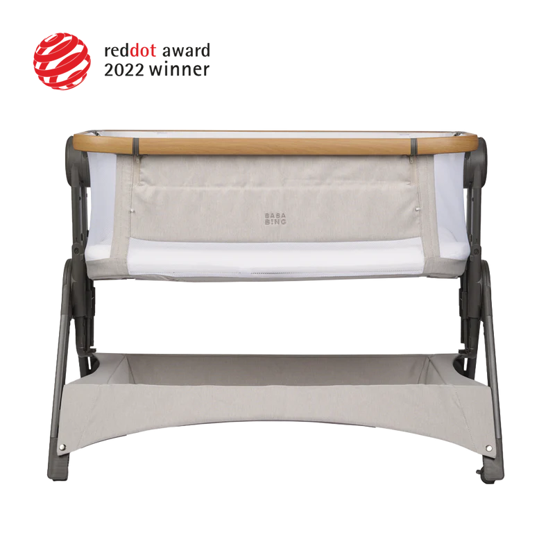 Bababing Bedside & Travel Crib (Beige)