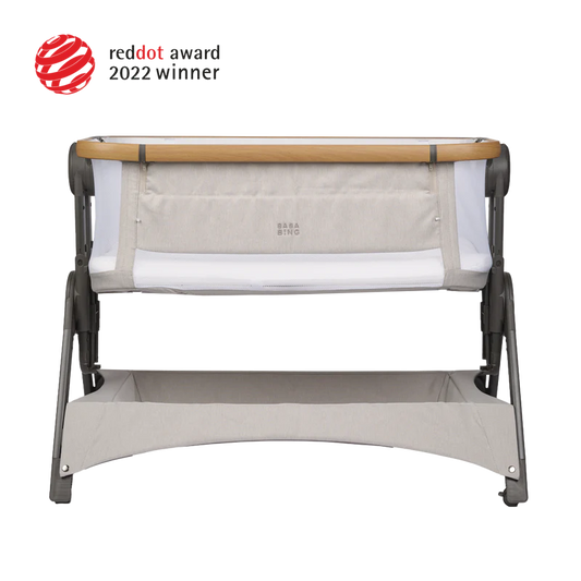 Bababing Bedside & Travel Crib (Beige)