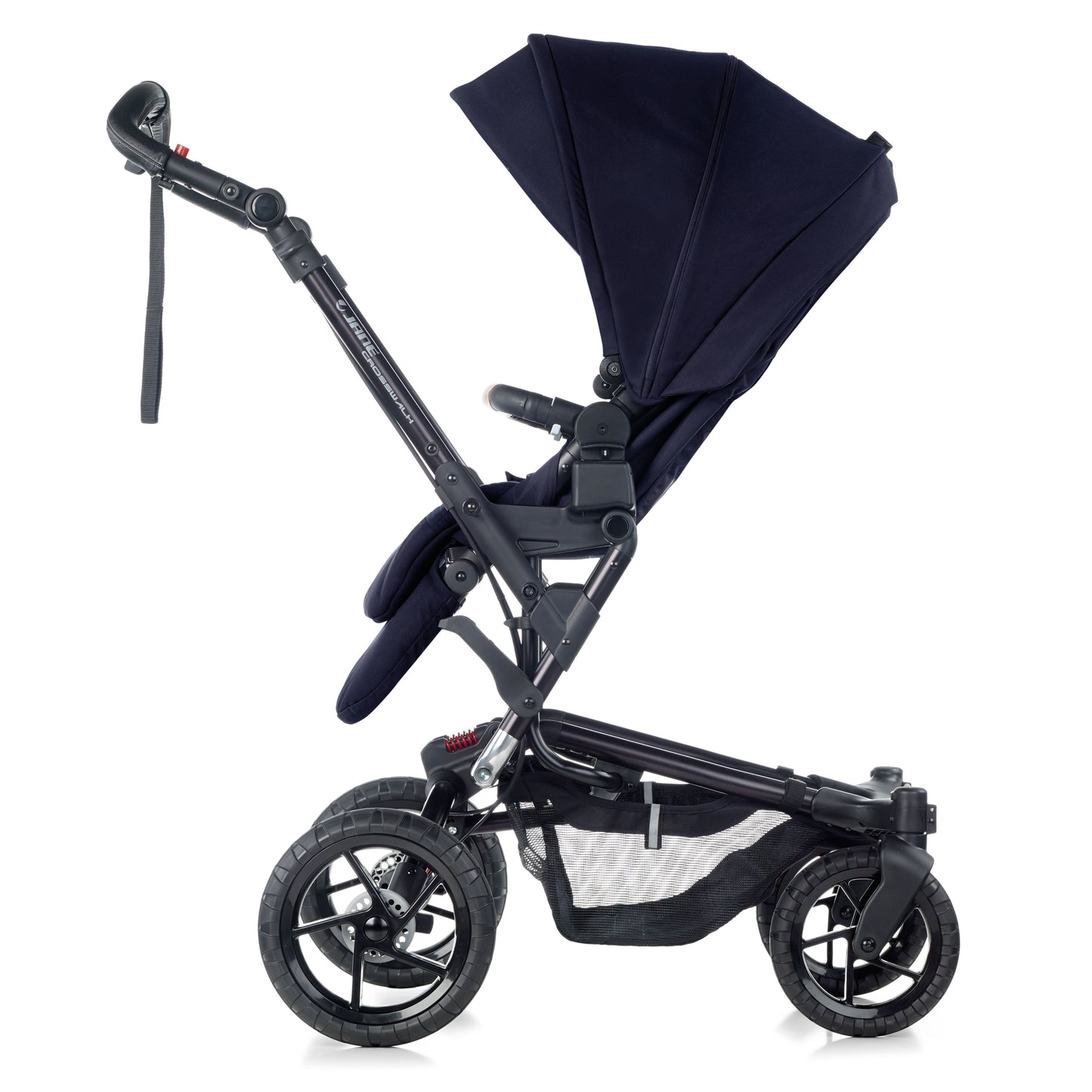 Jané Crosswalk-R All-Terrain Travel System with Carrycot & Koos iSize R1, Tech Mouse / Black Grey