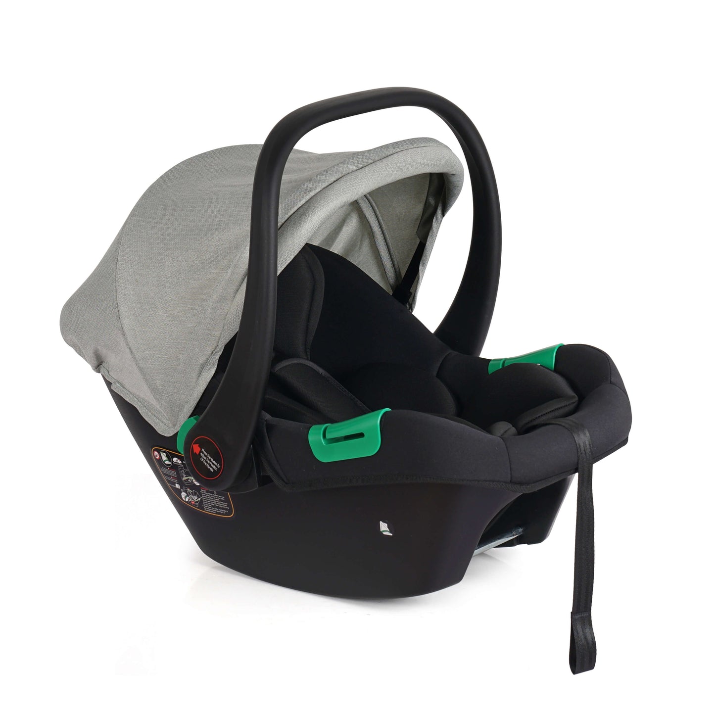 For Your Little One Cruise 3 In 1 Travel System With Car Seat And ISOFIX Base - Pebble Sage (Free Cupholder And Seat Liner Included!)