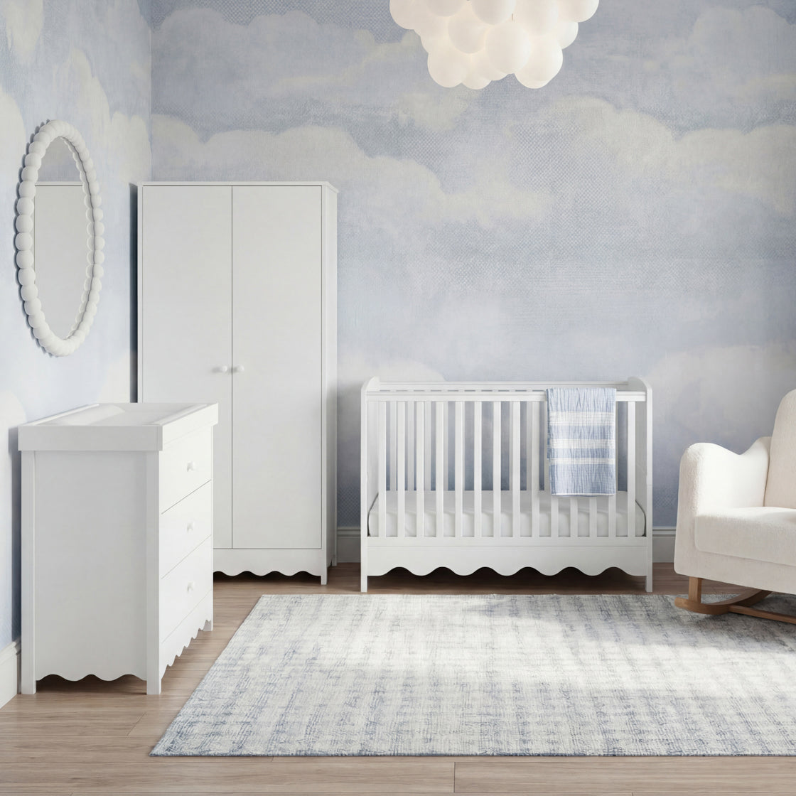 Bebe & Beyond Dancer 3 Piece Room Set White