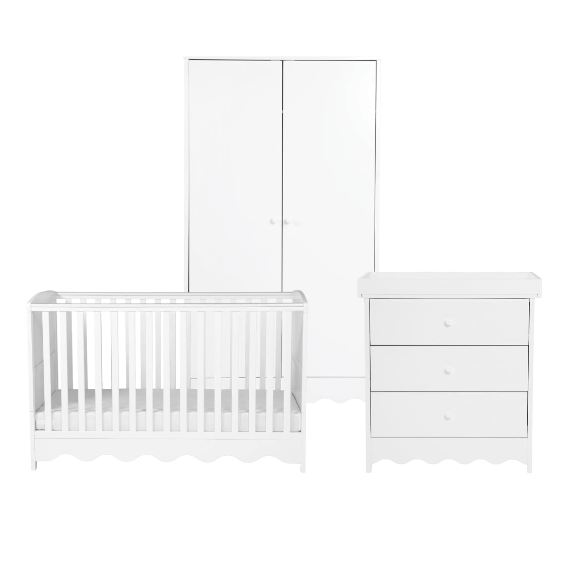 Bebe & Beyond Dancer 3 Piece Room Set White