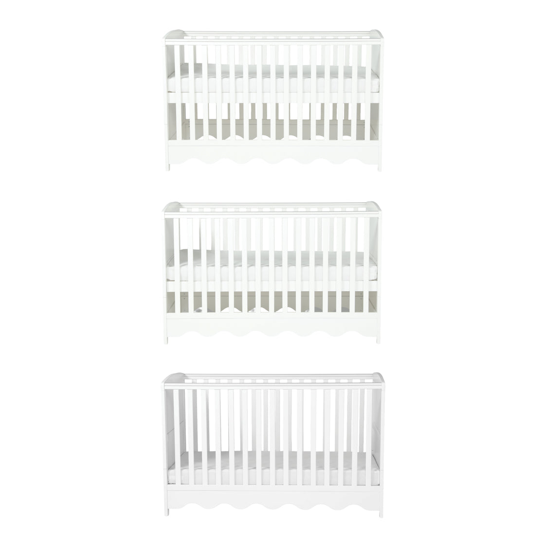 Bebe & Beyond Dancer Cot Bed White