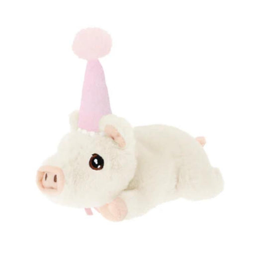 Keel Eco Party Pigs White Piglet Plushie