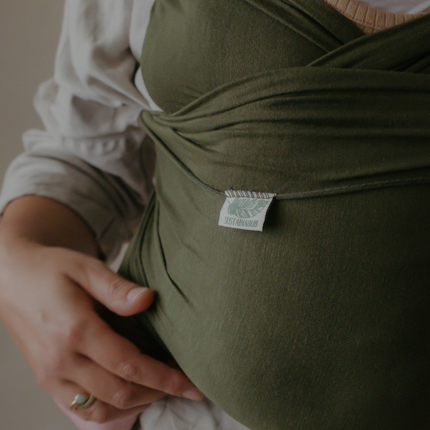 Sage Green - Baby Wrap Carrier