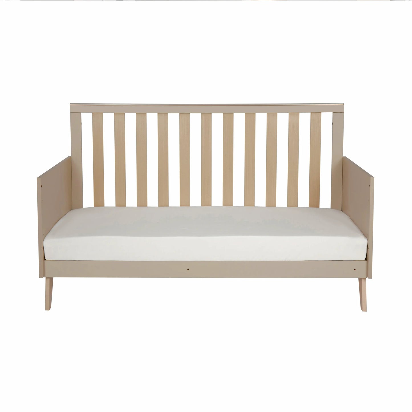 Babymore Dante Cot Bed with Cot Top Changer – Cashmere