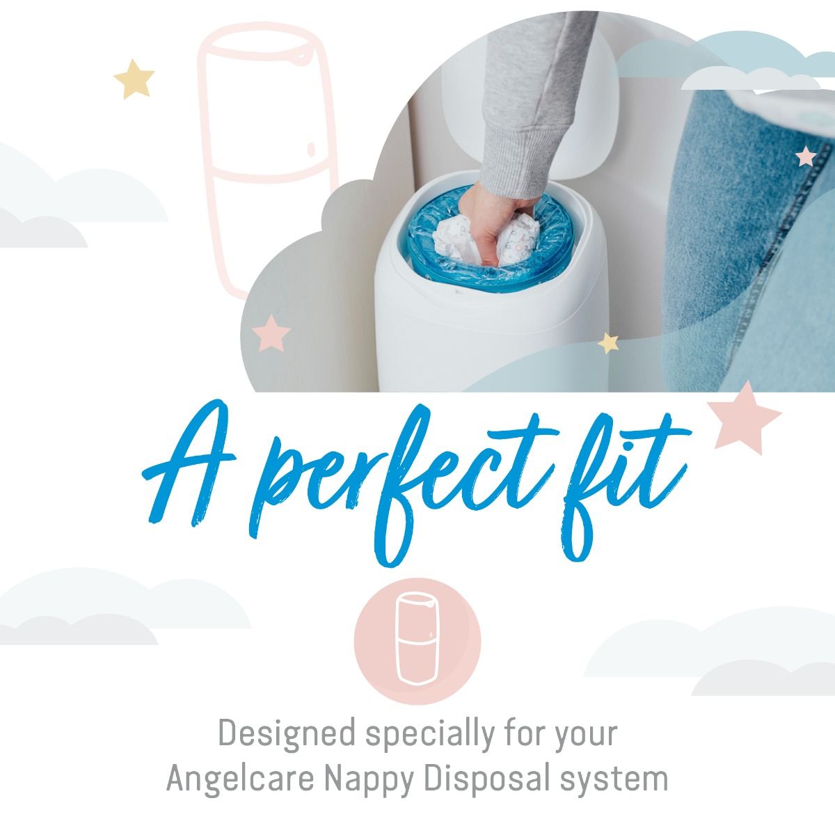 Angelcare Refill Cassettes 6Pk